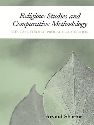cover image of Religious Studies and Comparative Methodology